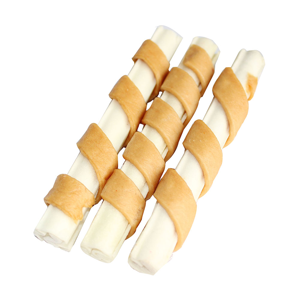 Chicken Wrapped Rawhide Pressed Stick